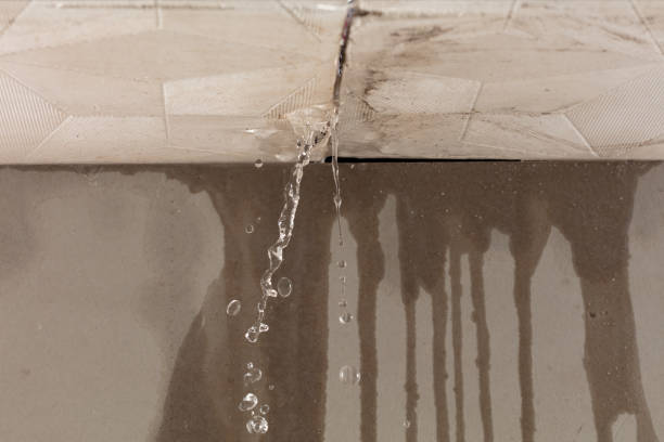 Professional Commercial Water Damage Restoration technician working in Unity, ME